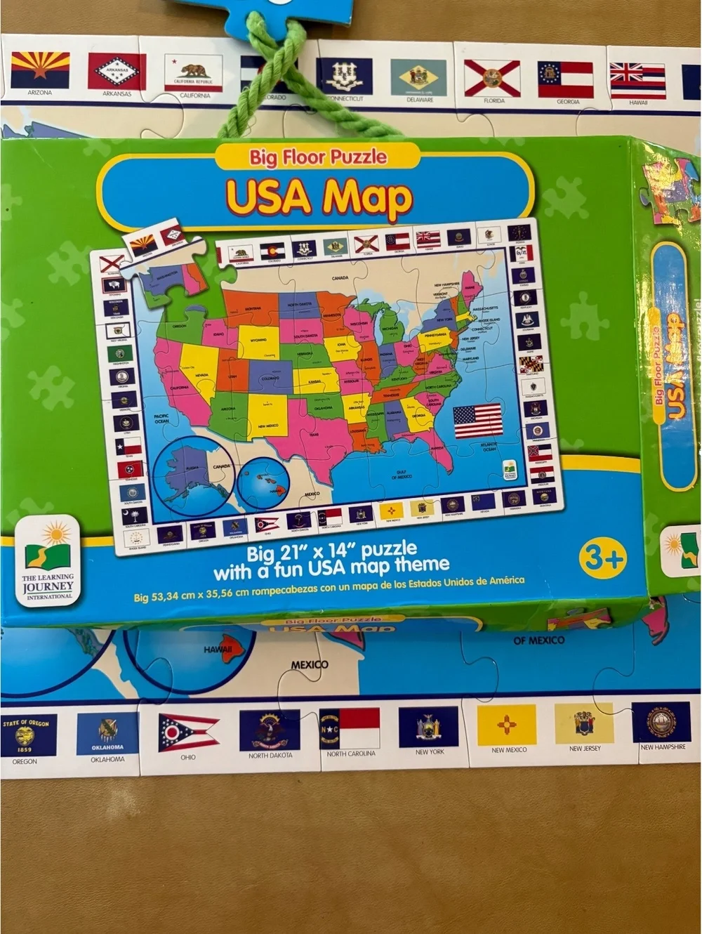 USA map puzzle
